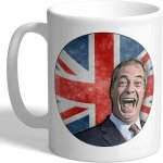 Betteraves nigel farage - pas de texte - union jack - ukip mug