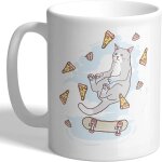 Betteraves pizza cat skateboard - tasse