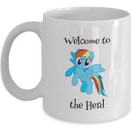 Betteraves rainbow dash bienvenue dans le troupeau my l - it - tl - e pony tasse a caf ou a th excellent ...