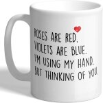 Les betteraves roses sont rouges. utiliser ma main. je pense a toi po�me - mug