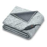 Beurer green planet hd 75 - couverture chauffante - gris nordique