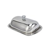 Beurrier en acier inoxydable highgloss dessert pain fromage g�teau bo�te de ob