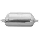 Beurrier en acier inoxydable de qualit� sup�rieure - conservation durable et el�gante des aliments pour ...