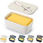 Beurrier avec couvercle pour etagre de comptoir et de porte de rfrigrateur, porte - beurre en plastique, ...
