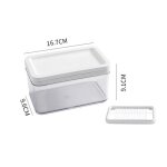 Beurrier avec couvercle, nouveau support de bo�te a beurre, rangement au r�frig�rateur, coupe - beurre ...
