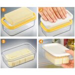 Beurrier avec couvercle en plastique pour le stockage hermtique du rcipient du plateau a fromage