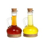 Beurrier - huilier - vinaigrier dkd home decor - s3041418 - set d'huile et de vinaigrier, estandar