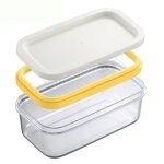 Beurrier multifonctionnel en plastique avec trancheur, pour une coupe facile, bote a beurre 2 en 1, ...