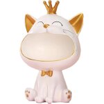 Bhhbb - statue de chat souriant, boîte de rangement, sculpture de chat porte - bonheur - cadeau décoratif ... Bhhbb - statue de chat souriant, boîte de rangement, sculpture de chat porte - bonheur - cadeau décoratif ...
