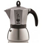 Bialetti 4823 cafetire moka induction 6 tasses grise