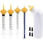Biberon chaton mamelon en silicone avec bouteille et seringues pour chiot, chien, chat ou autres animaux ... Biberon chaton mamelon en silicone avec bouteille et seringues pour chiot, chien, chat ou autres animaux ...