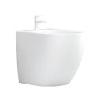 Bidet btw milos 57x41x36, 5 cm à poser - blanc - blanc - - Bidet btw milos 57x41x36, 5 cm à poser - blanc - blanc - -