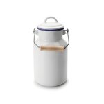 Bidon a lait email blanca 1 lt
