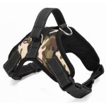 Big dog soft harnais rglable pet large dog walk out harness vest collar bracelet a main pour petits ...