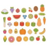 Bigjigs jouets - imagination - fruits et lgumes - aimants tableau d'activit - jout d'activit