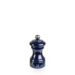 Bistro moulin a poivre manuel en bois, laqu� bleu, 10 cm - 4in
