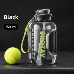 Black 1500ml - little destroy andrplastic tasse d'eau conviviale re transparente pour hommes et femmes, ...
