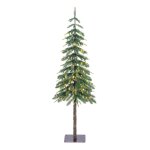 Black box trees lodge sapin de no�l artificiel avec �clairage minuterie et variateur - h155 x Ø48 cm ...