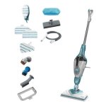 Black & decker bhsm169dsm nettoyeur vapeur portable 0, 5 l 1600 w couleur aqua, blanc