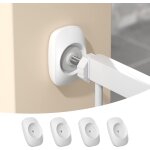 (blanc) 4 pi�ces de protection murale pour barri�re de b�b�, protection murale a l'�preuve des enfants ...
