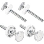 Blanc , barri�re s�curit� enfant 4 pcs m10 tige filet�e pour barri�re b�b� ou animal de compagnie stair ...