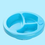 Bleu - assiette chauffante antidrapante pour bb, bol a ventouse anti - dversement, garde les aliments ...