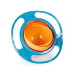 Bleu - bol gyroscopique universel pour enfants, 360 balance rotative sûre, anti - déversement, design ... Bleu - bol gyroscopique universel pour enfants, 360 balance rotative sûre, anti - déversement, design ...