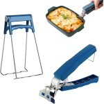 Bleu - clip pour four, 1 x clip pour bol anti - br�lure, 1 x clip pour bol chaud avec poign�e antid�rapante ...