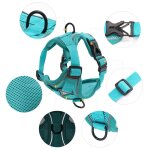 S, bleu royal ? harnais pour chien no pull nylon souple rflchissant rglable pour petit grand animal ...