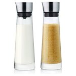 Blomus macchiato bol de sucre transparent verre, acier inoxydable