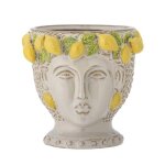 Bloomingville - cache - pot style sicilien bloomingville limone - jaune