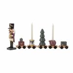 Bloomingville vadim train de d�coration, verte, fsc100%, beech