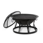 Blumfeldt pentos braséro de jardin Ø73 cm - grill barbecue Ø 60cm , pare etincelles & tisonnier - fonte ... Blumfeldt pentos braséro de jardin Ø73 cm - grill barbecue Ø 60cm , pare etincelles & tisonnier - fonte ...