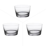 Boîte de 3 verrines coniques 27 cl Boîte de 3 verrines coniques 27 cl