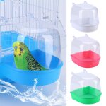 Bo�te de bain en plastique pour oiseaux, 1 pi�ce, baignoire, bain d'eau, pour animaux de compagnie, bol ...