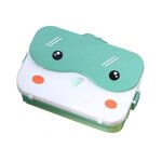 Bote a bento lgre, rutilisable, thermique, pratique, bords lisses, sans odeur, bote a djeuner avec ...