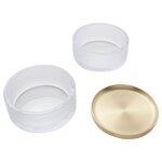 Bo�te � bijoux verre couvercle laiton tesora