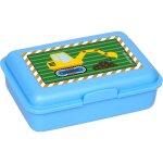 Bo�te a d�jeuner motif pelleteuse - bleue