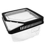 Bo�te d'�levage de reptiles, terrier araign�e transparent, bo�te d'�levage, cage a couver, bo�te d'alimentatio ...