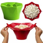 Boîte a popcorn en silicone pliable pour micro - ondes, bol de riz soufflé, cuisine domestique dédiée ... Boîte a popcorn en silicone pliable pour micro - ondes, bol de riz soufflé, cuisine domestique dédiée ...