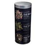 Bo�te a th� 3 compartiments  relief ii  26cm noir