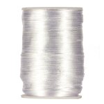 Bobine cordon queue de rat 2mmx100m blanc