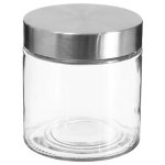 Bocal hermetique verre inox 750ml