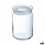Bocal luminarc pav transparent silicone verre 750 ml (6 units)