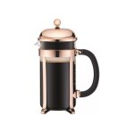 Bodum 11652 - 18 chambord cafetire a piston avec 8 tasses verre cuivre 10 l