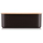 Bodum 11740 - 451s bo�te a pain rectangulaire marron, naturel bambou, plastique