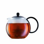 Bodum 1844 - 01 assam theiere piston filtre acrylique 1 l noir Bodum 1844 - 01 assam theiere piston filtre acrylique 1 l noir