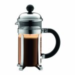 Bodum 1923 - 16 chambord cafetire a piston pour 3 tasses acier chrom 0, 35 l