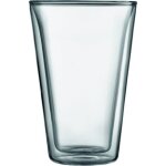 Bodum - 2 verres a expresso canteen double paroi incolore 40 cl - transparent