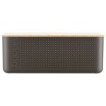 Bodum - bistro boite a pain grand modèle, couvercle bambou, 24 cm x 37 cm x h 1 11555 - 451s Bodum - bistro boite a pain grand modèle, couvercle bambou, 24 cm x 37 cm x h 1 11555 - 451s